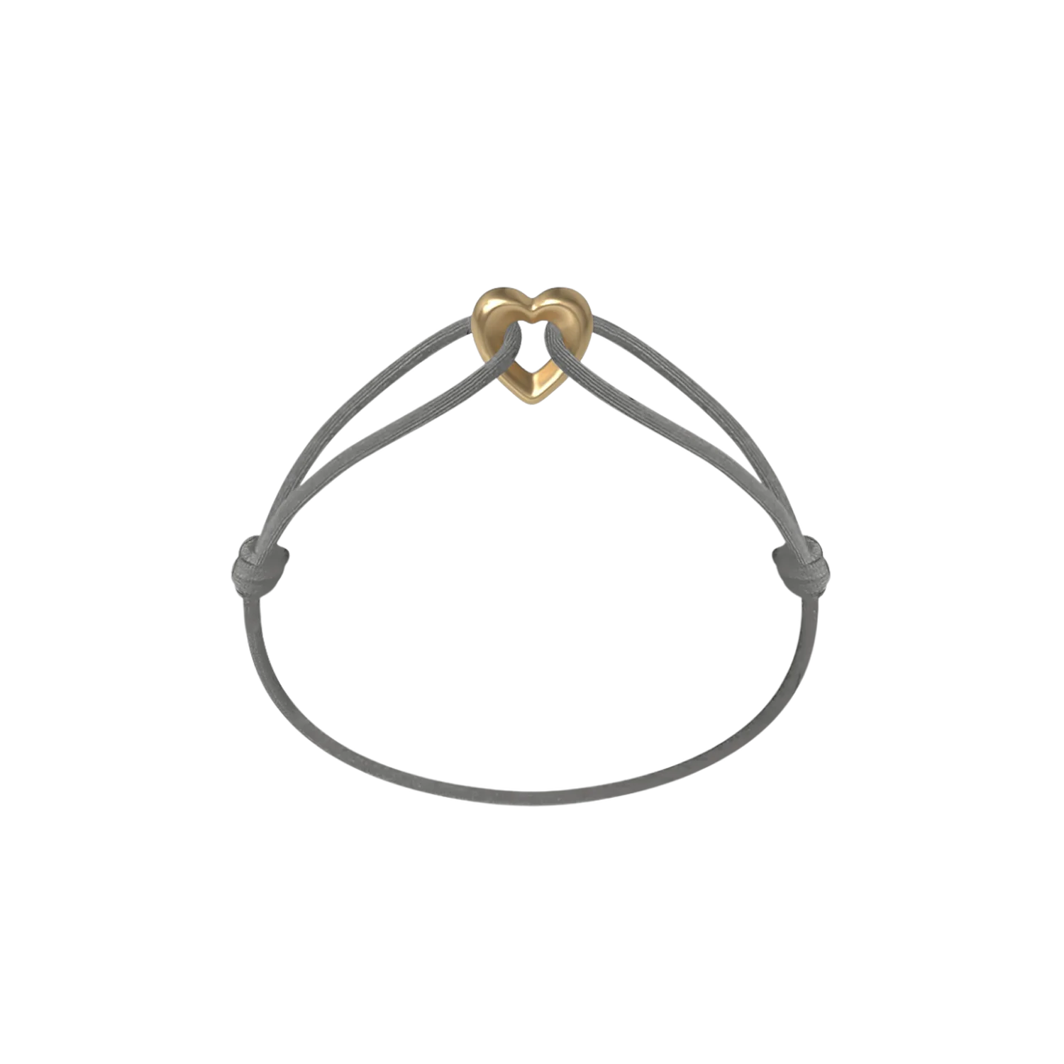Golden Heart Cord Bracelet - Image 7