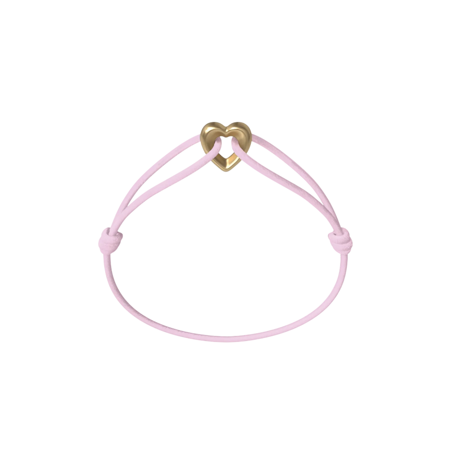 Golden Heart Cord Bracelet - Image 8