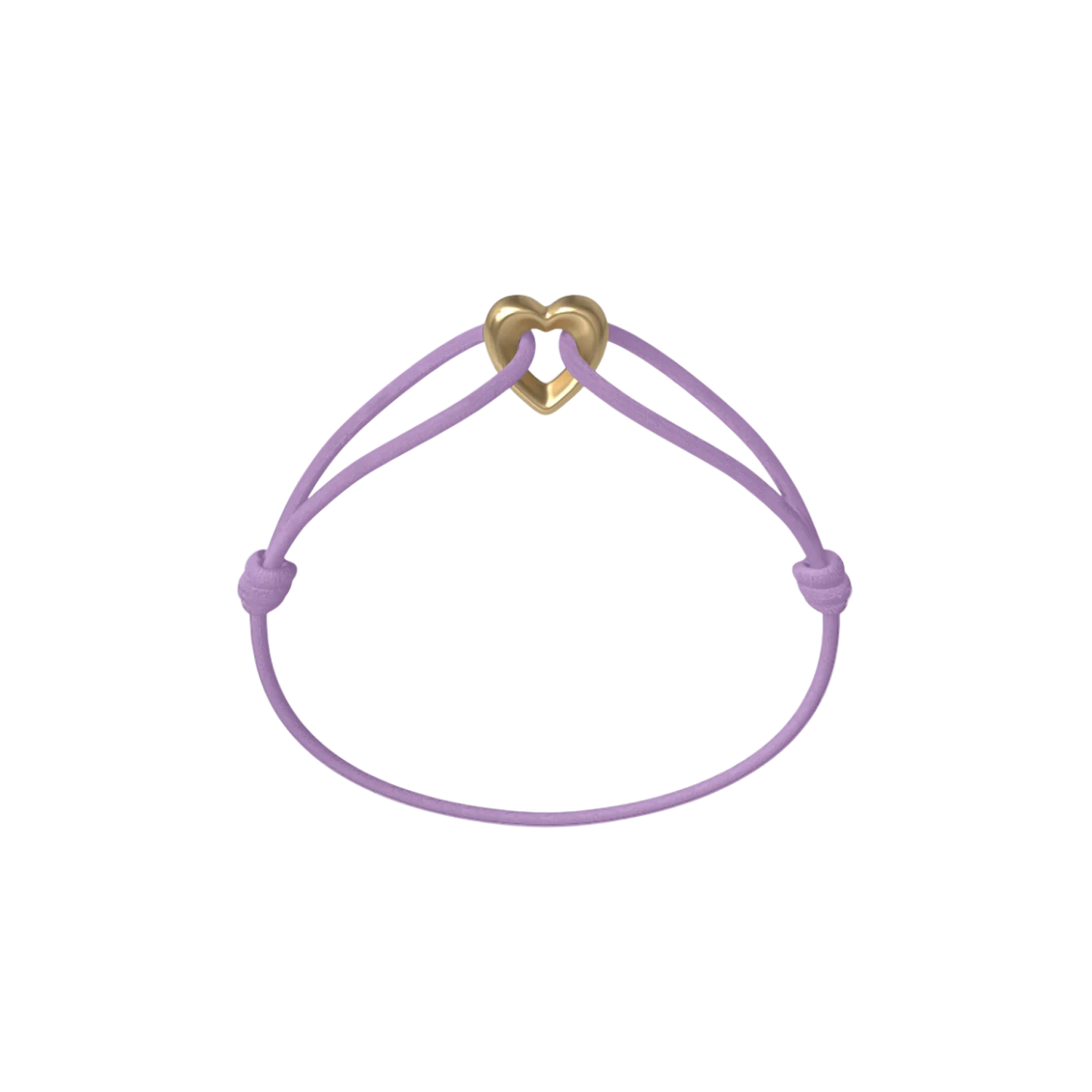Golden Heart Cord Bracelet - Image 9