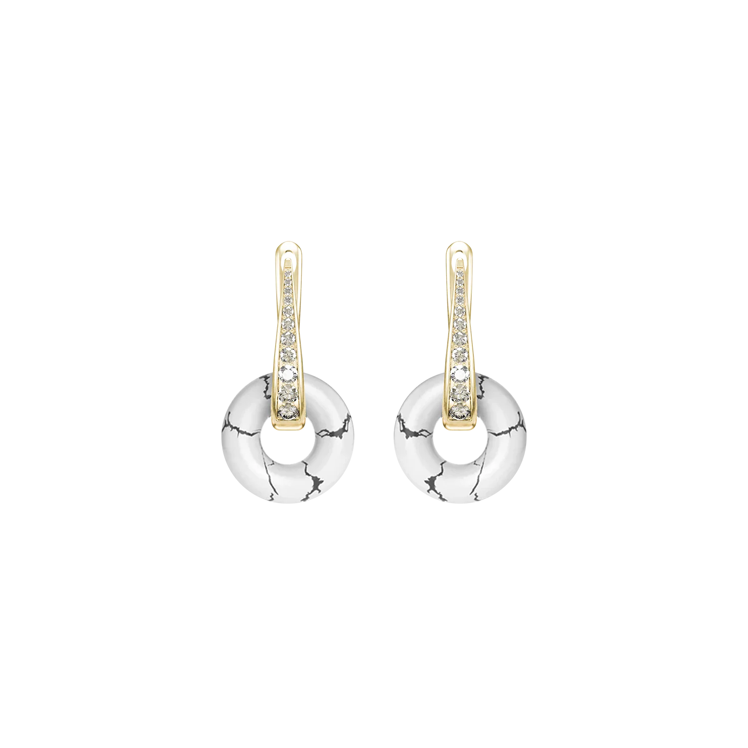 Golden Soho Earrings - Image 3