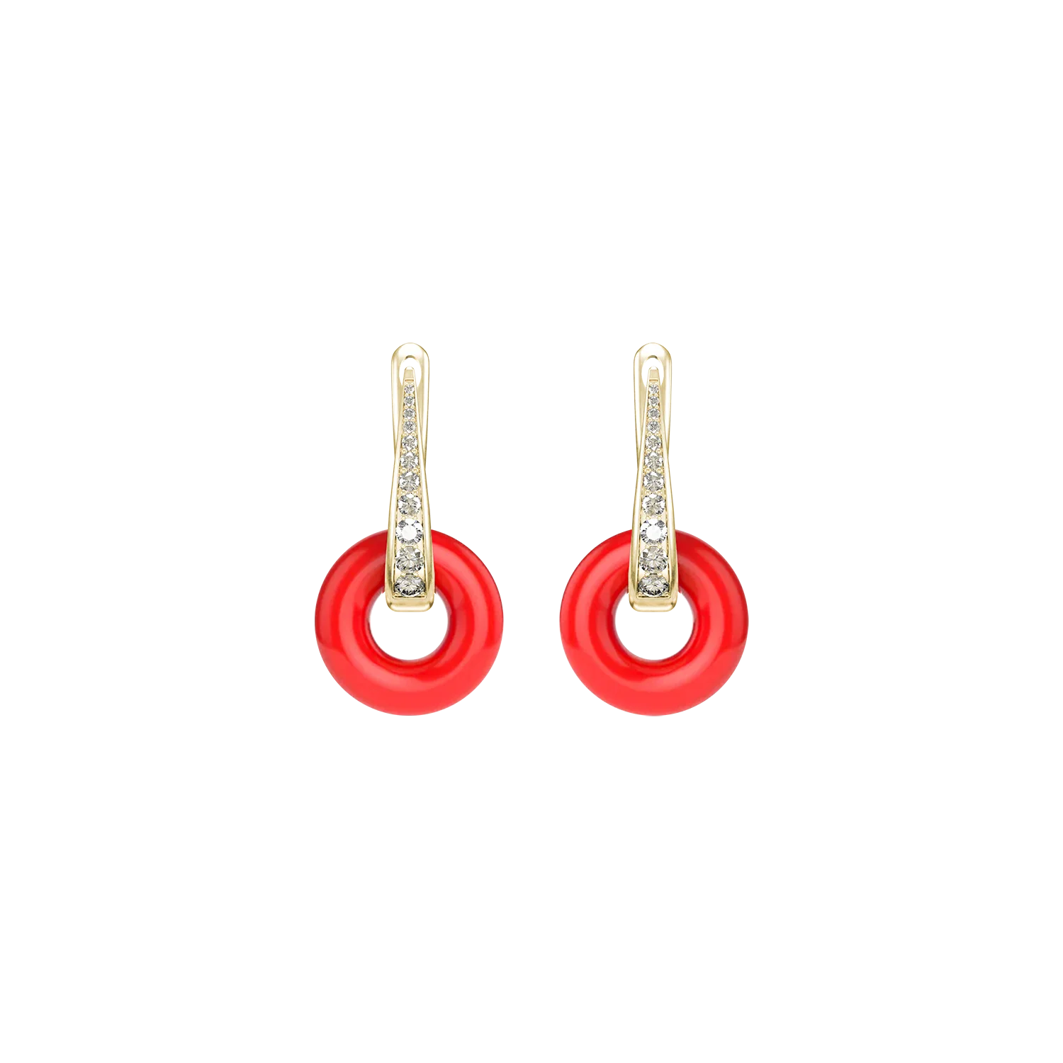 Golden Soho Earrings - Image 4