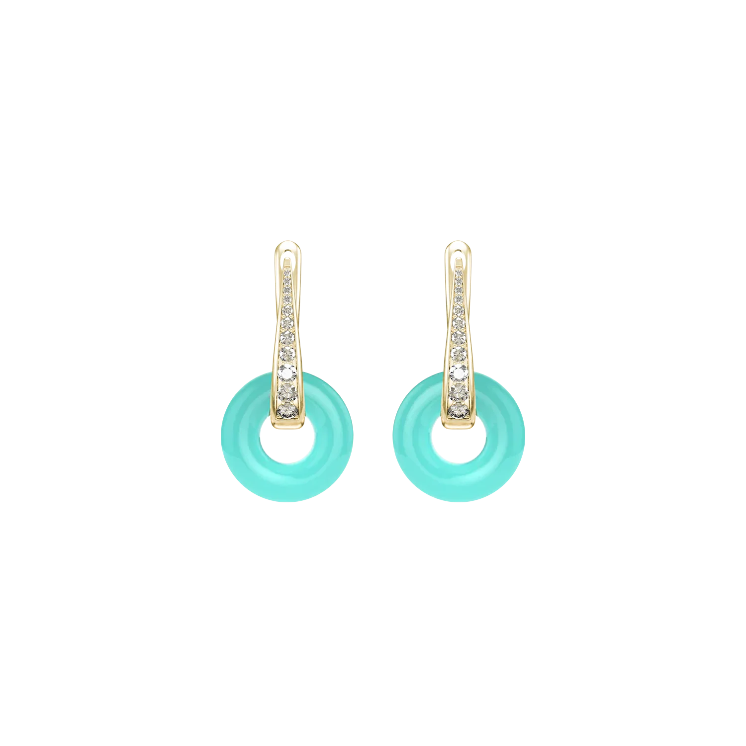 Golden Soho Earrings - Image 8