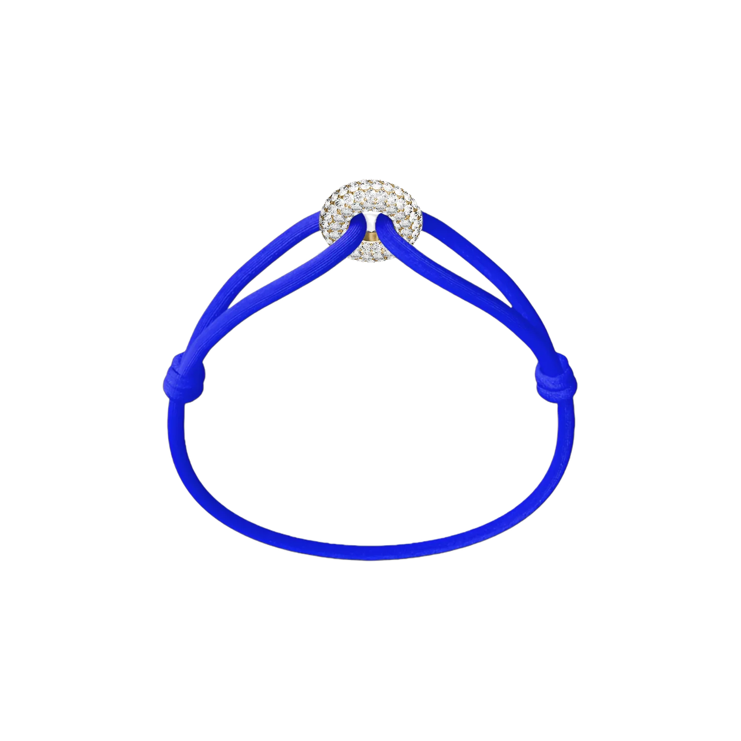Golden Soho Pavé Cord Bracelet - Image 5