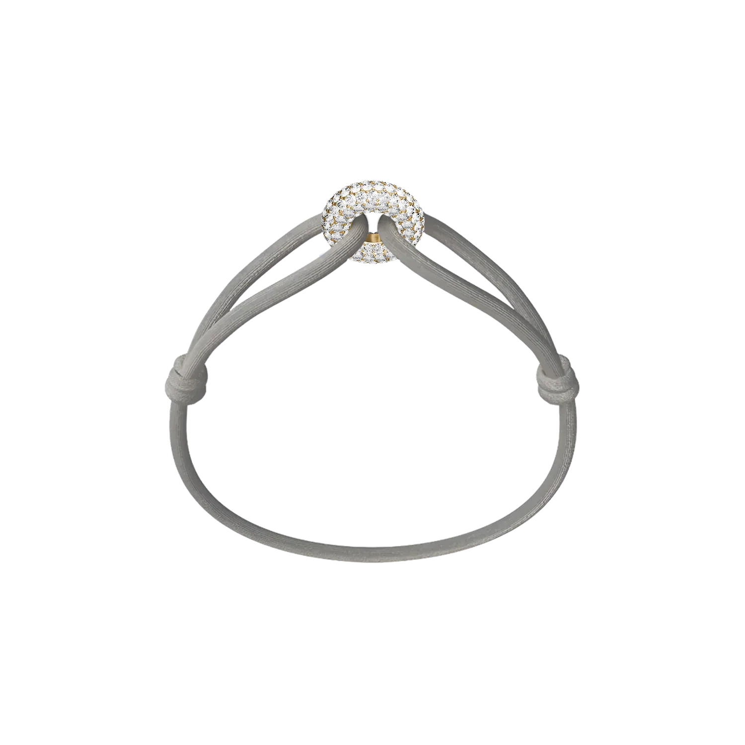 Golden Soho Pavé Cord Bracelet - Image 7