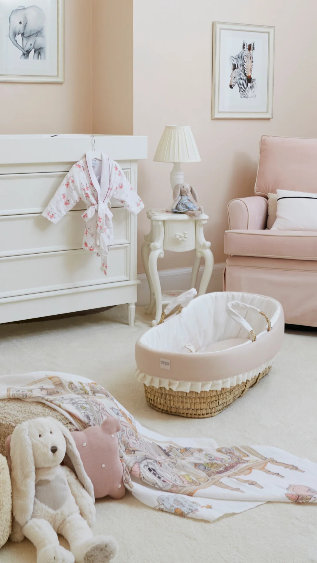 Grace Rose Moses Basket - Image 5