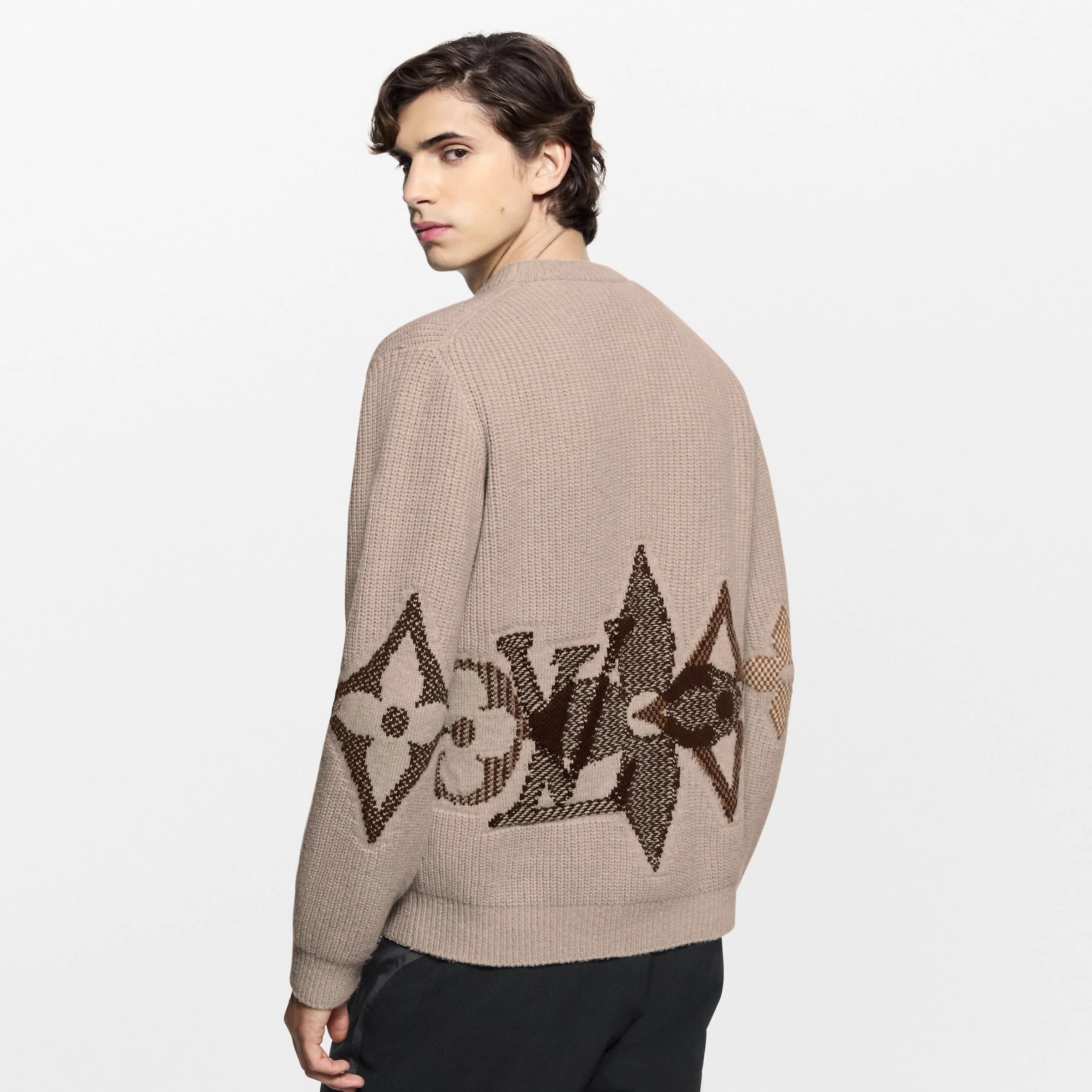 Graphic Knitted Crewneck - Image 3