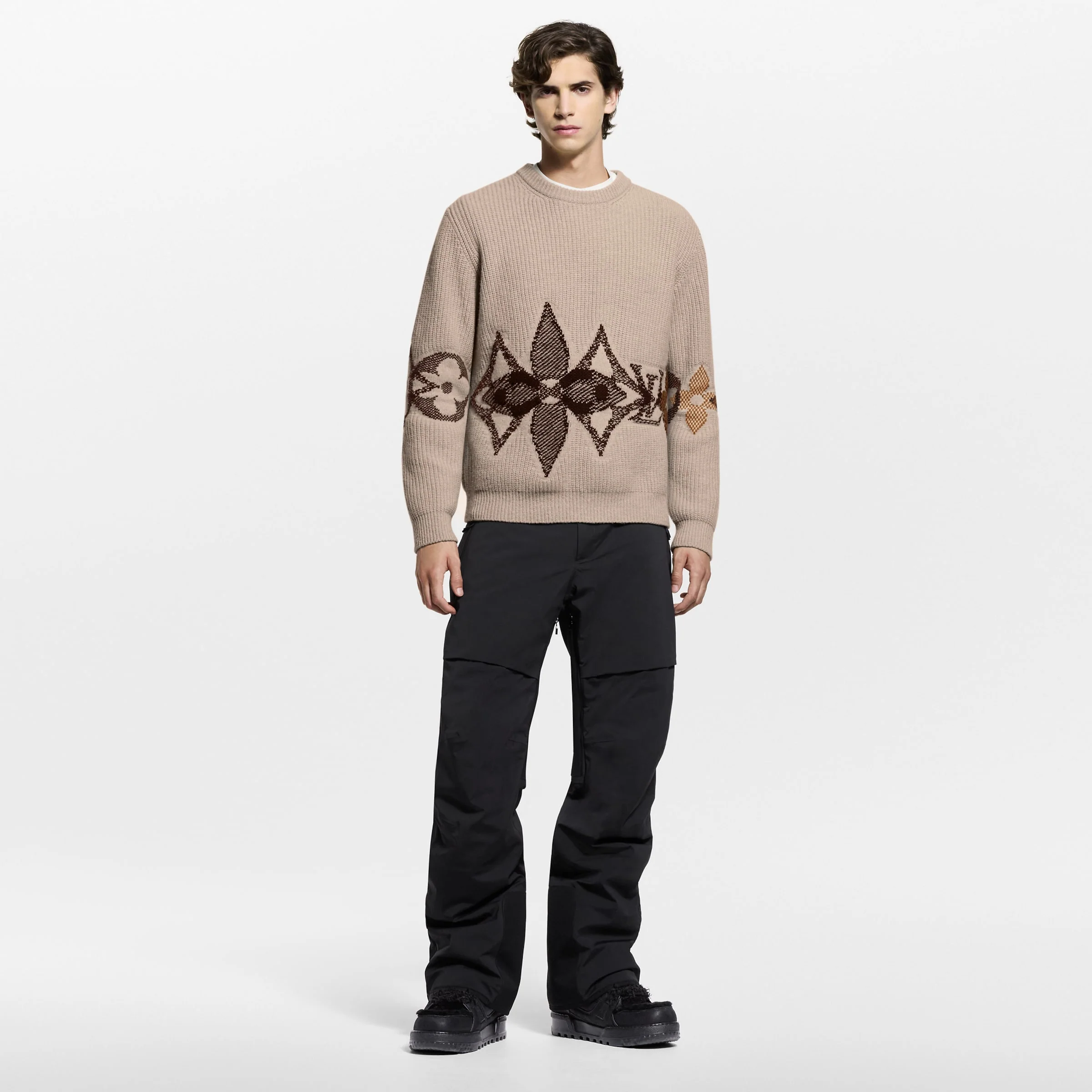 Graphic Knitted Crewneck - Image 4