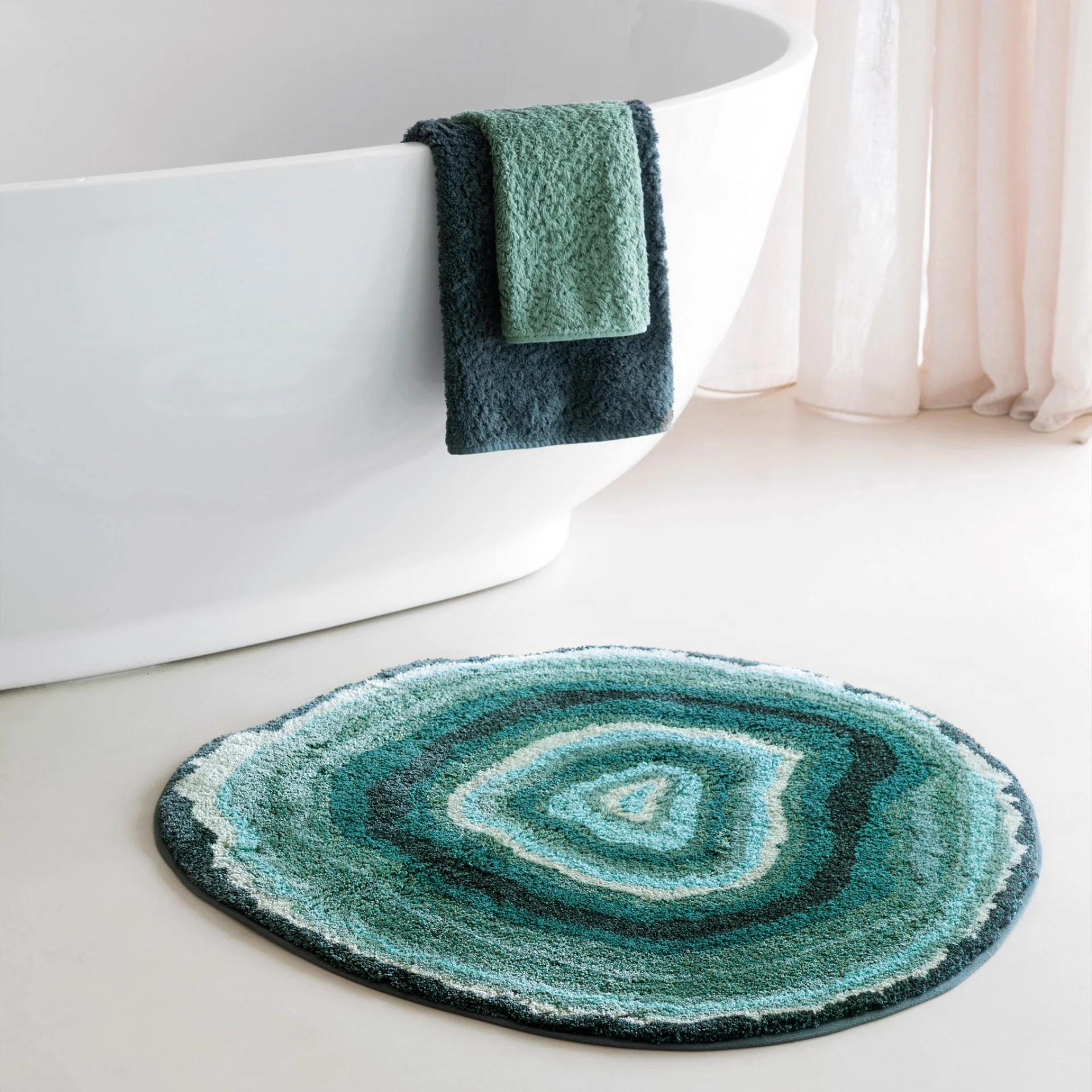 Green Agate Bath Rug - Image 2