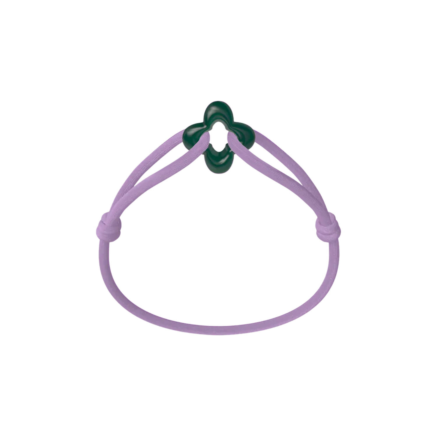 Green Clover Cord Bracelet - Image 11