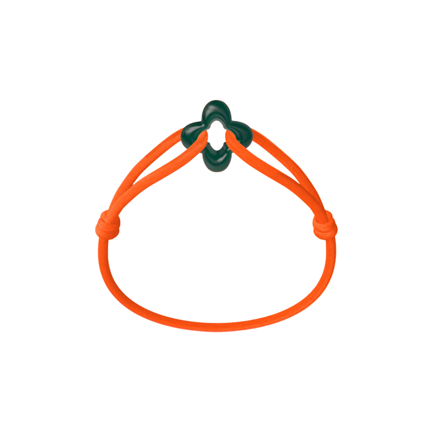 Green Clover Cord Bracelet - Image 14
