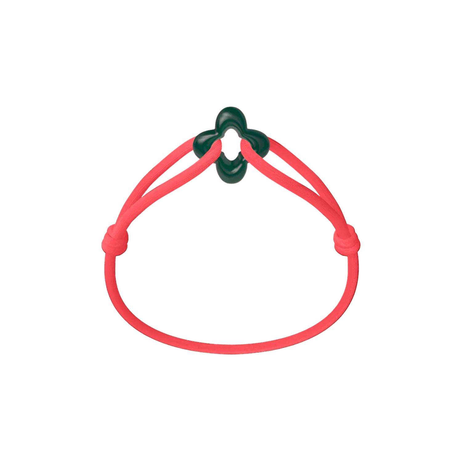 Green Clover Cord Bracelet - Image 15