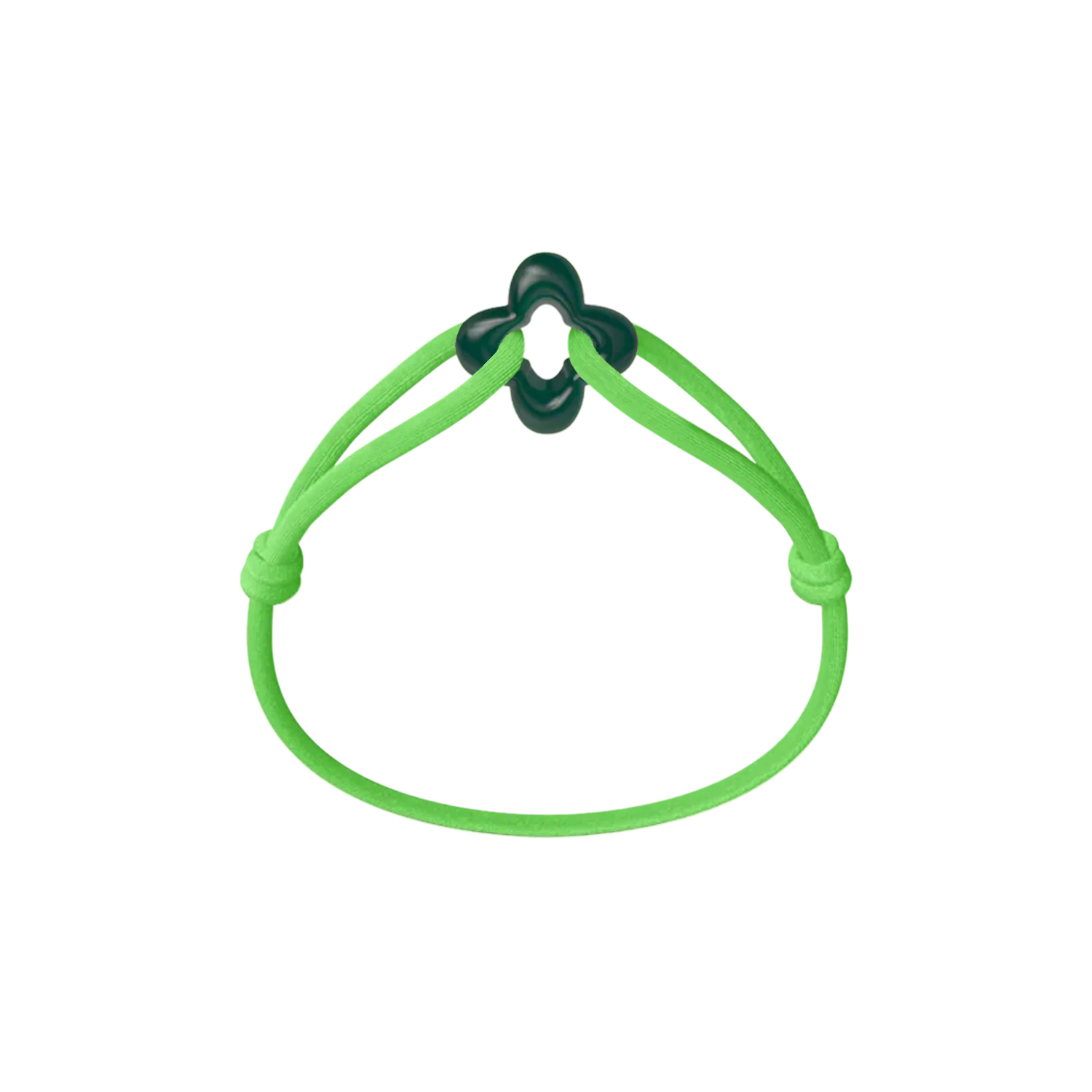 Green Clover Cord Bracelet - Image 17
