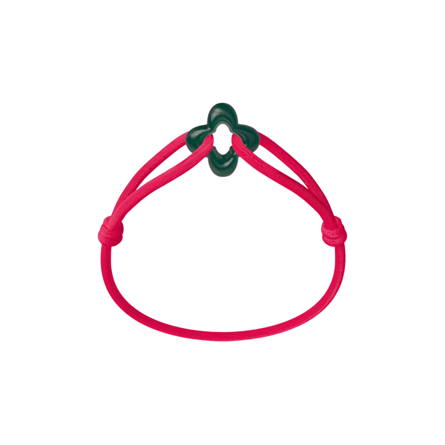 Green Clover Cord Bracelet - Image 20