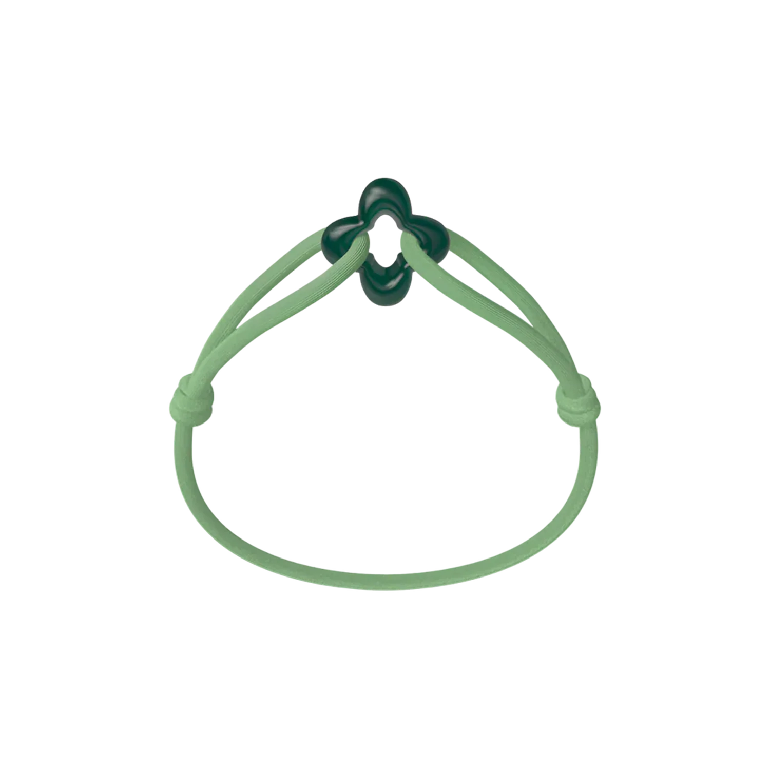 Green Clover Cord Bracelet - Image 23
