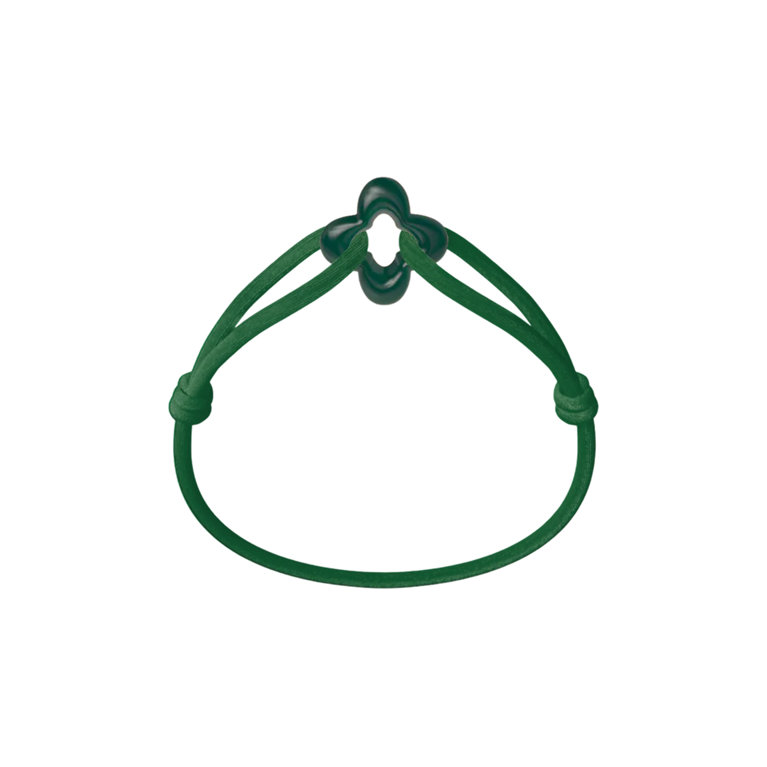 Green Clover Cord Bracelet - Image 25