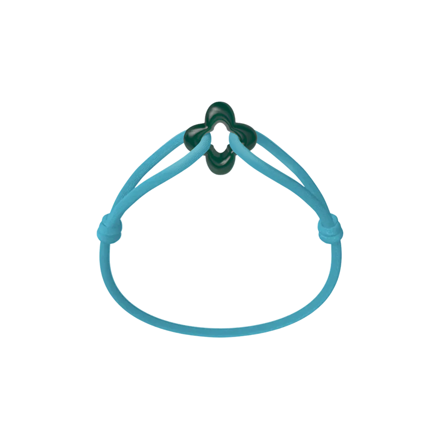 Green Clover Cord Bracelet - Image 8