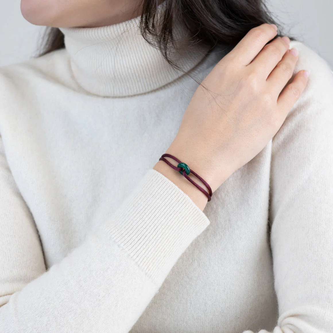 Green Soho Cord Bracelet - Image 35
