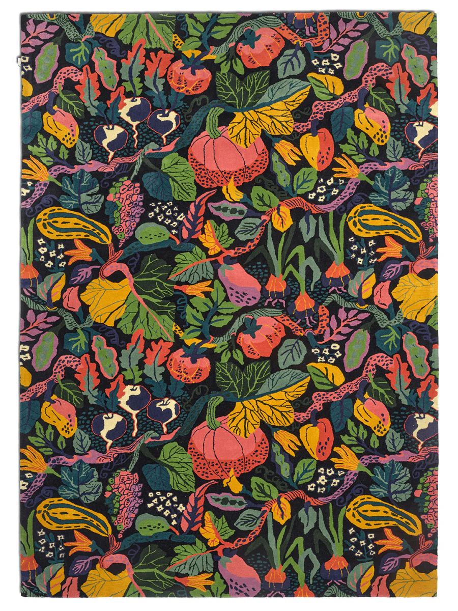 Heritage Garden Matta Charcoal Multi