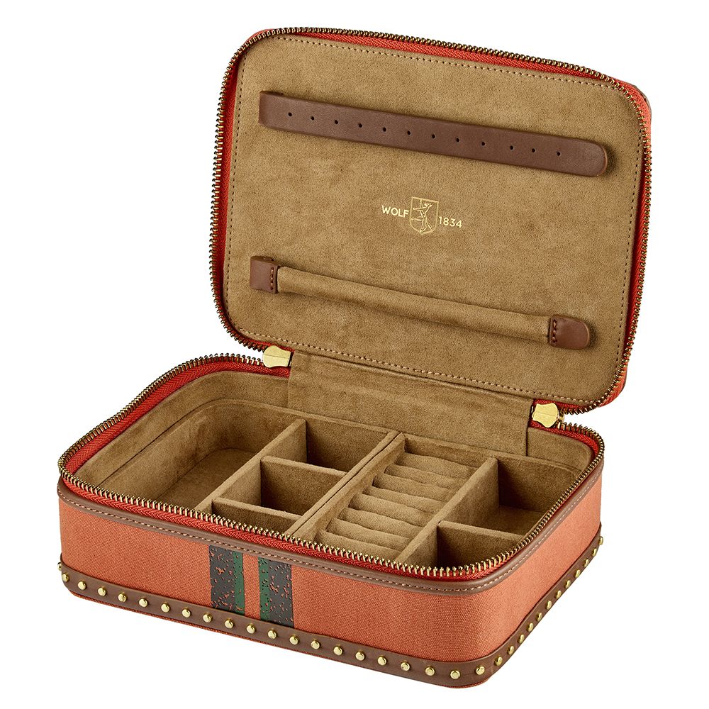 Ida Travel Zip Jewellery Case