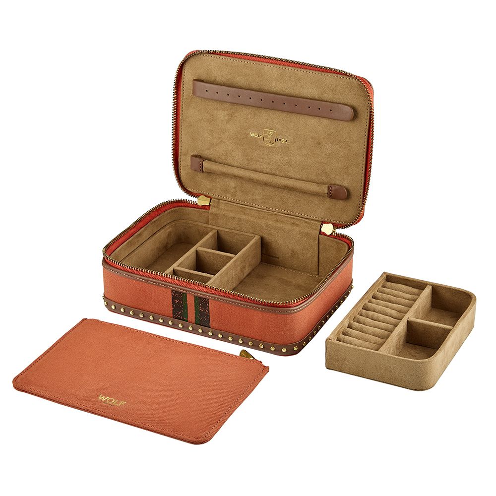 Ida Travel Zip Jewellery Case - Image 4