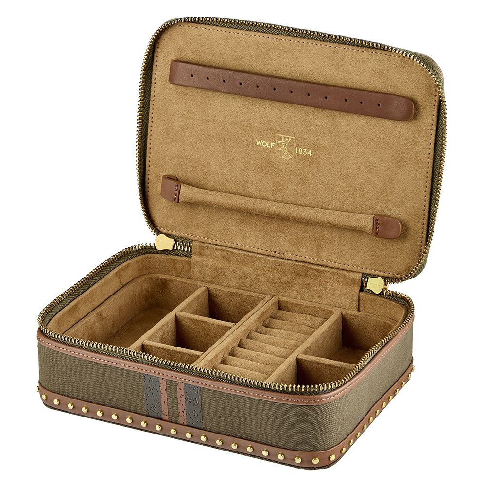 Ida Travel Zip Jewellery Case - Image 5