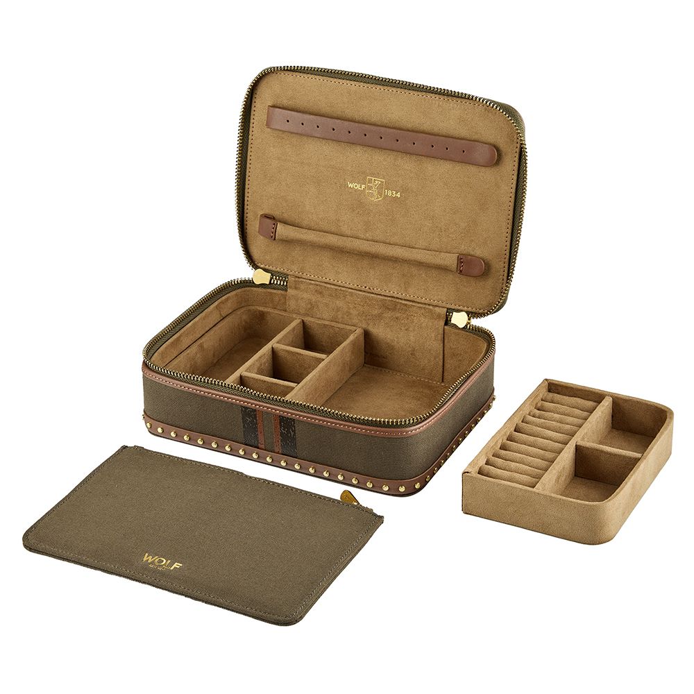 Ida Travel Zip Jewellery Case - Image 8