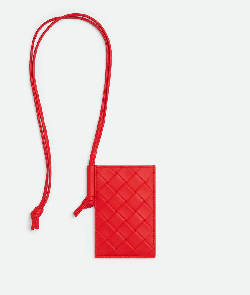 Intrecciato Stamp Badge Holder - Image 5