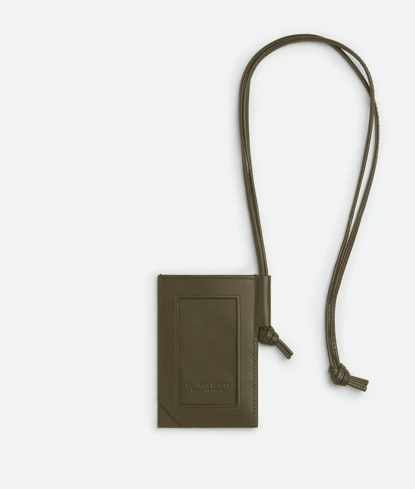 Intrecciato Stamp Badge Holder - Image 7