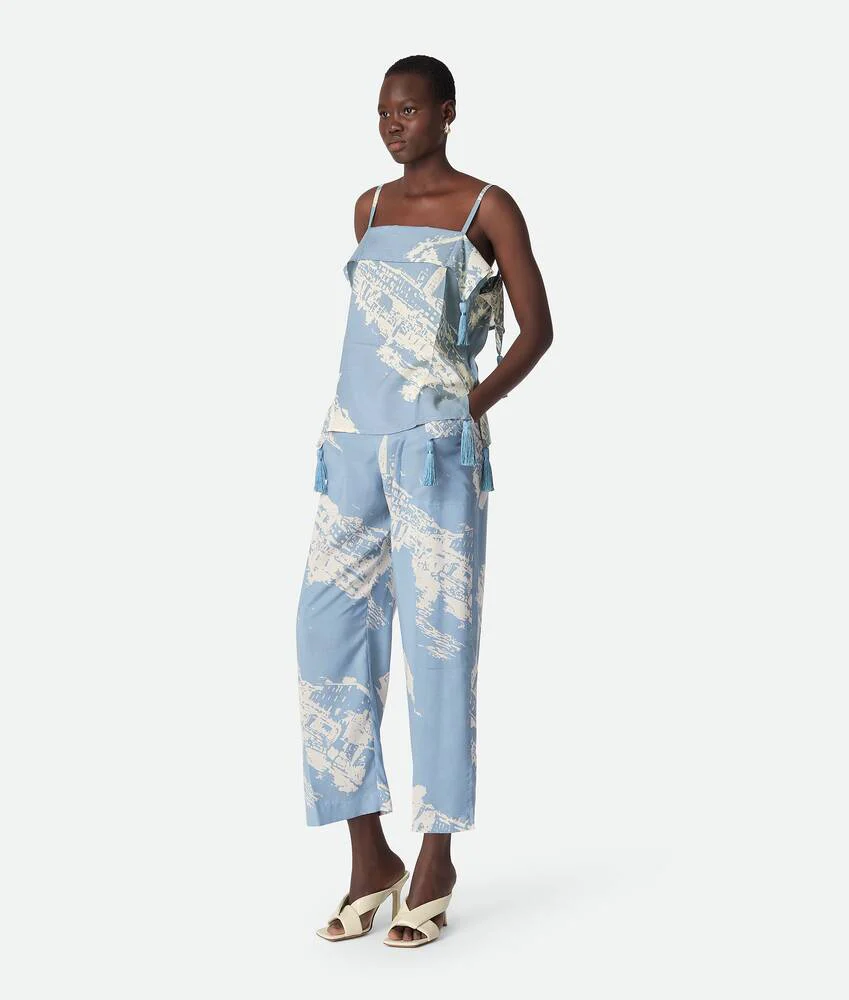 Italian Postcard Silk Top - Image 5