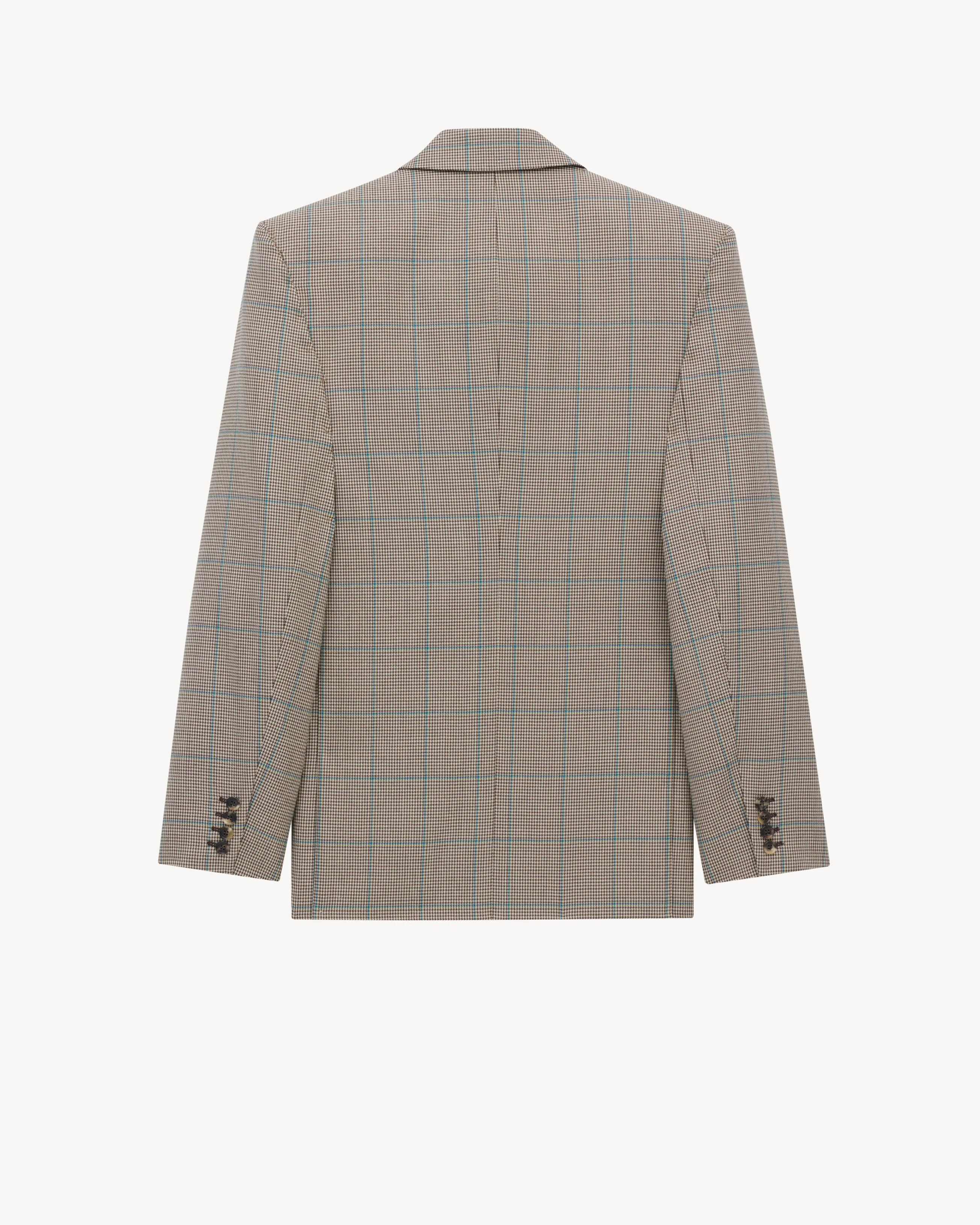 Jacket In Prince Of Wales Wool - Image 2