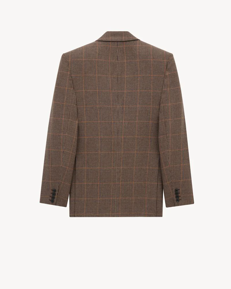 Jacket In Prince Of Wales Wool - Image 4