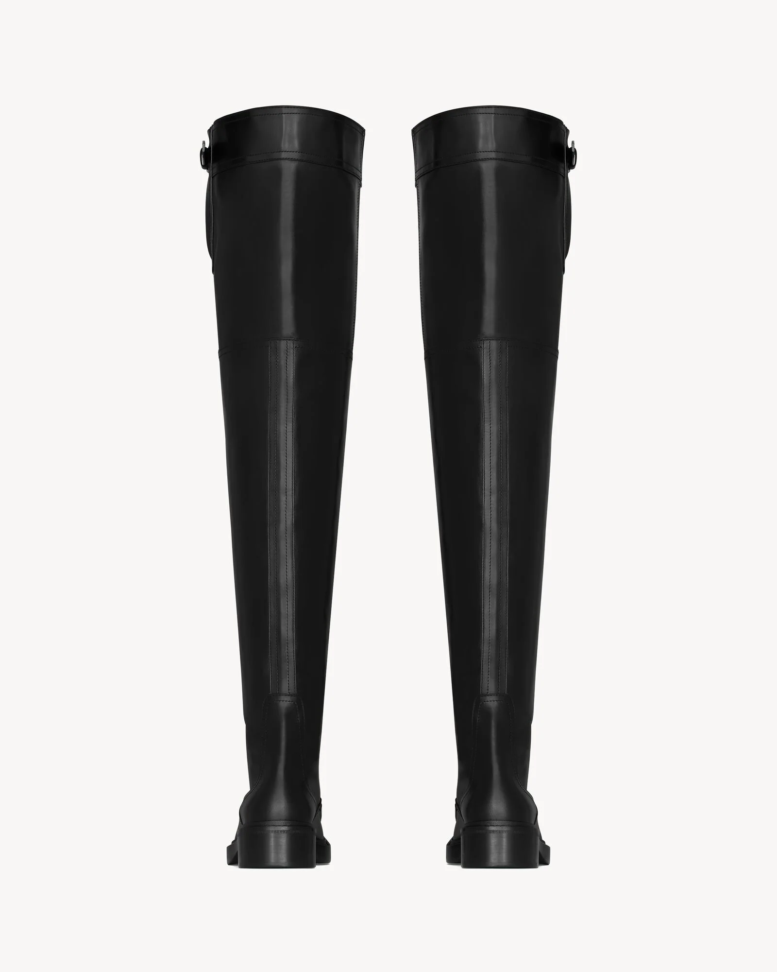 Joe Over-The-Knee Boots In Smooth Leather - Image 3