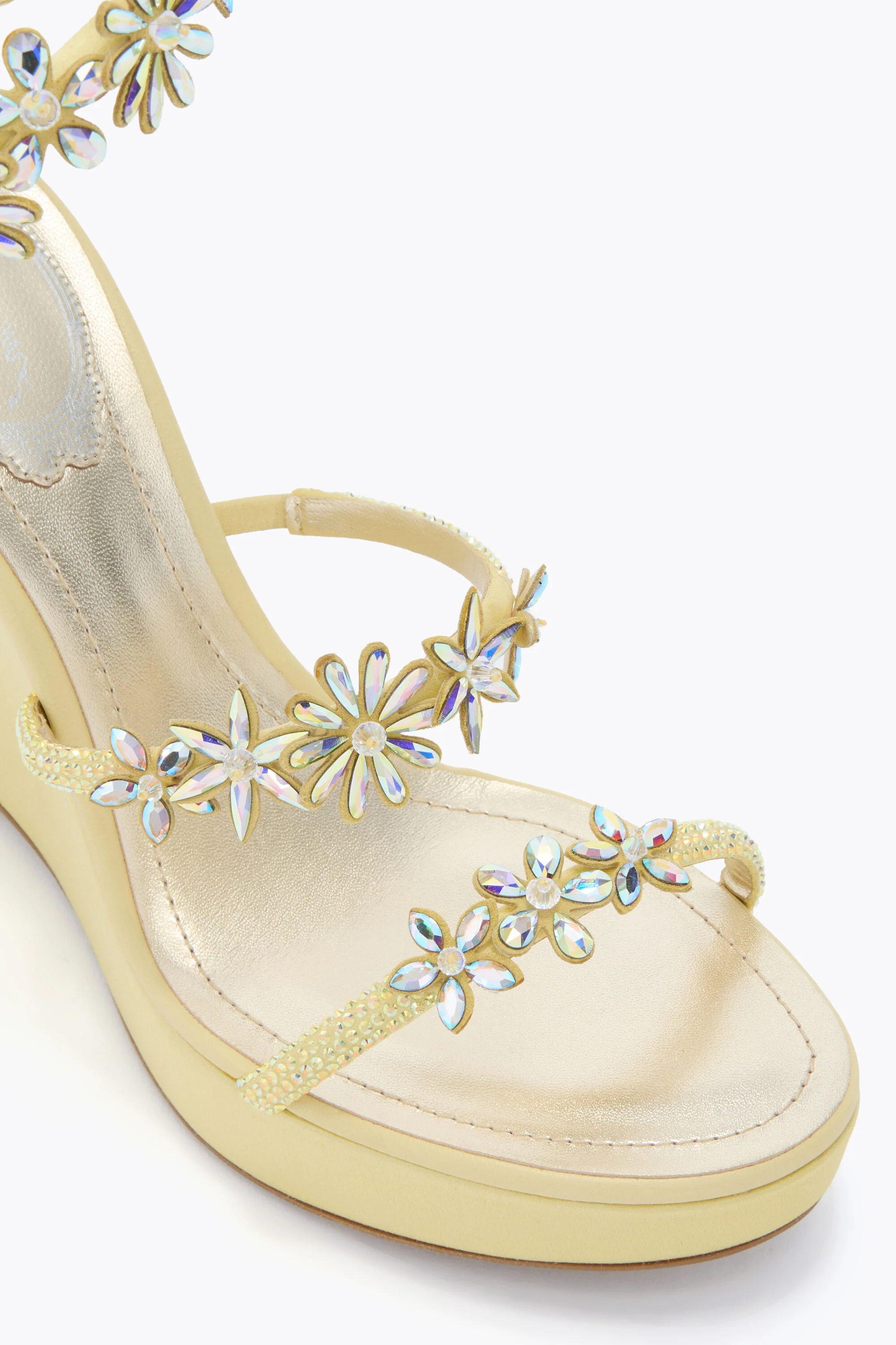 Kassie Yellow Wedge Sandal 105 - Image 3