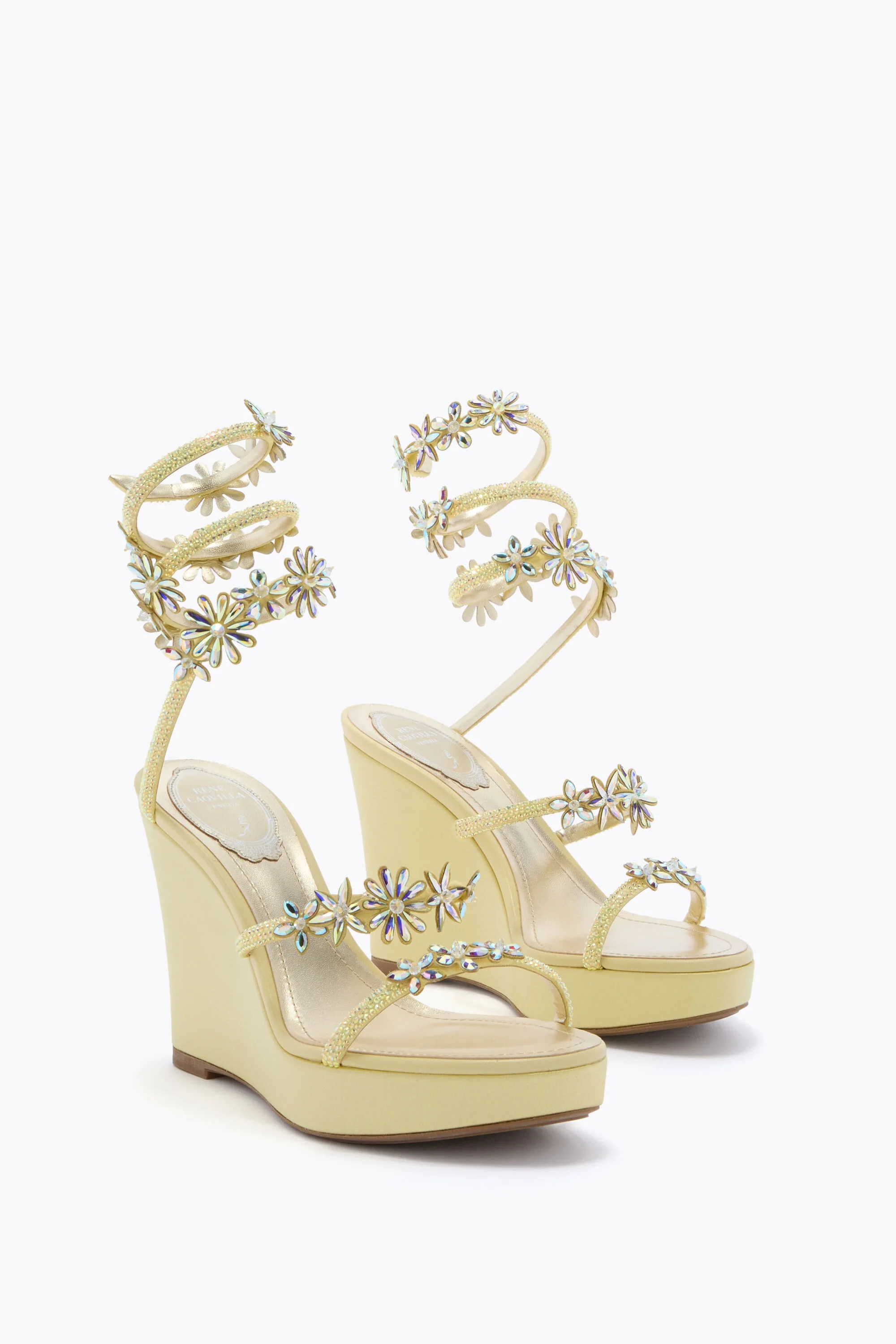 Kassie Yellow Wedge Sandal 105 - Image 4