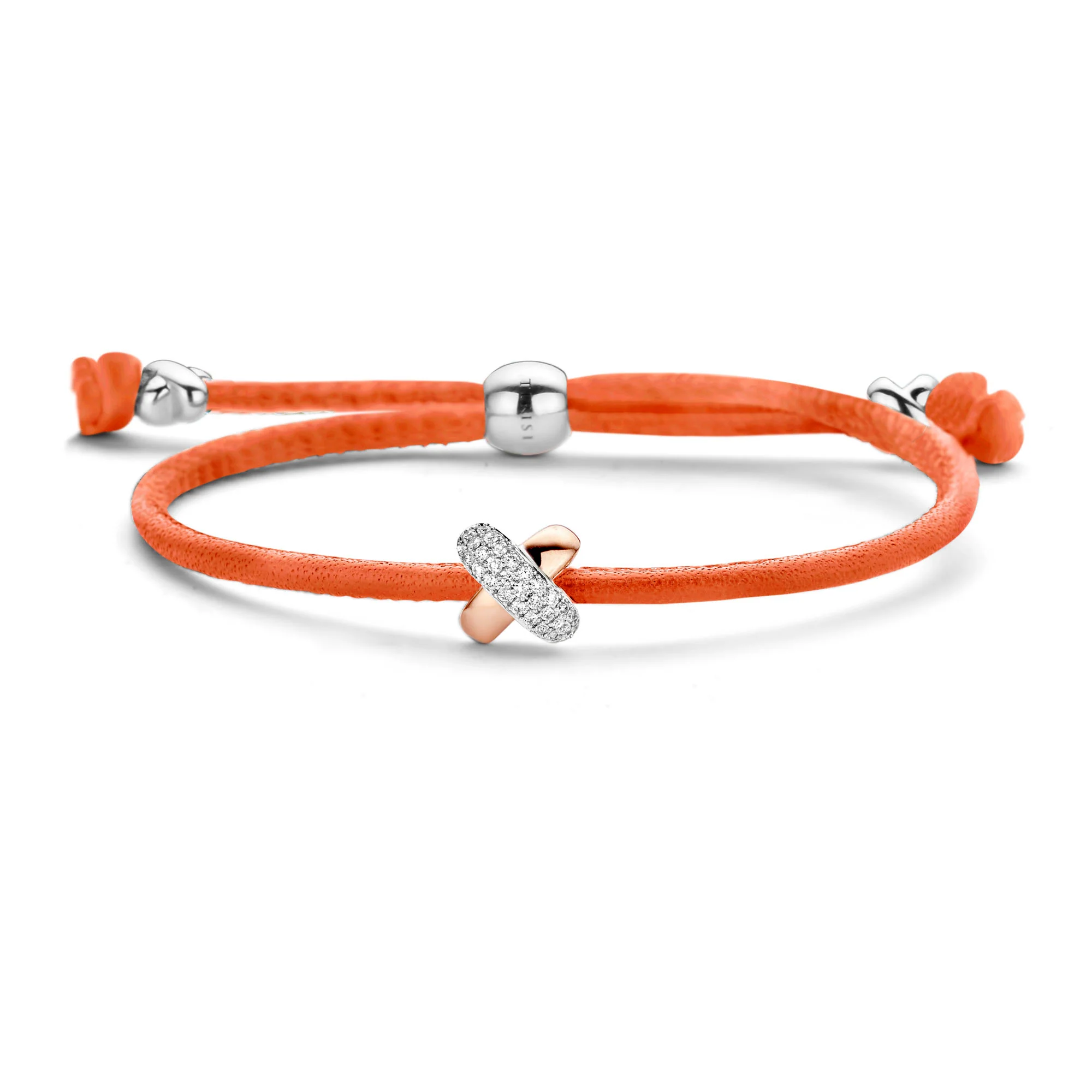 Kisses Sliding Bracelet with Diamond Pavé - Image 10