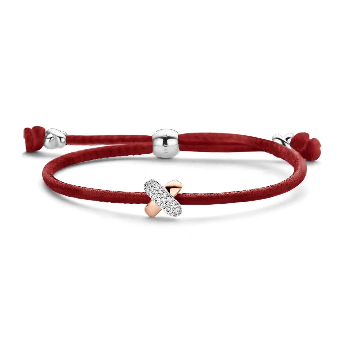 Kisses Sliding Bracelet with Diamond Pavé - Image 15