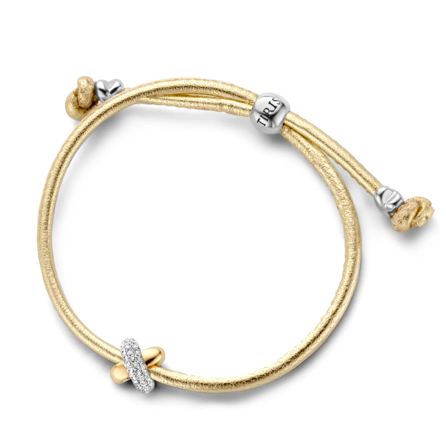 Kisses Sliding Bracelet with Diamond Pavé - Image 16