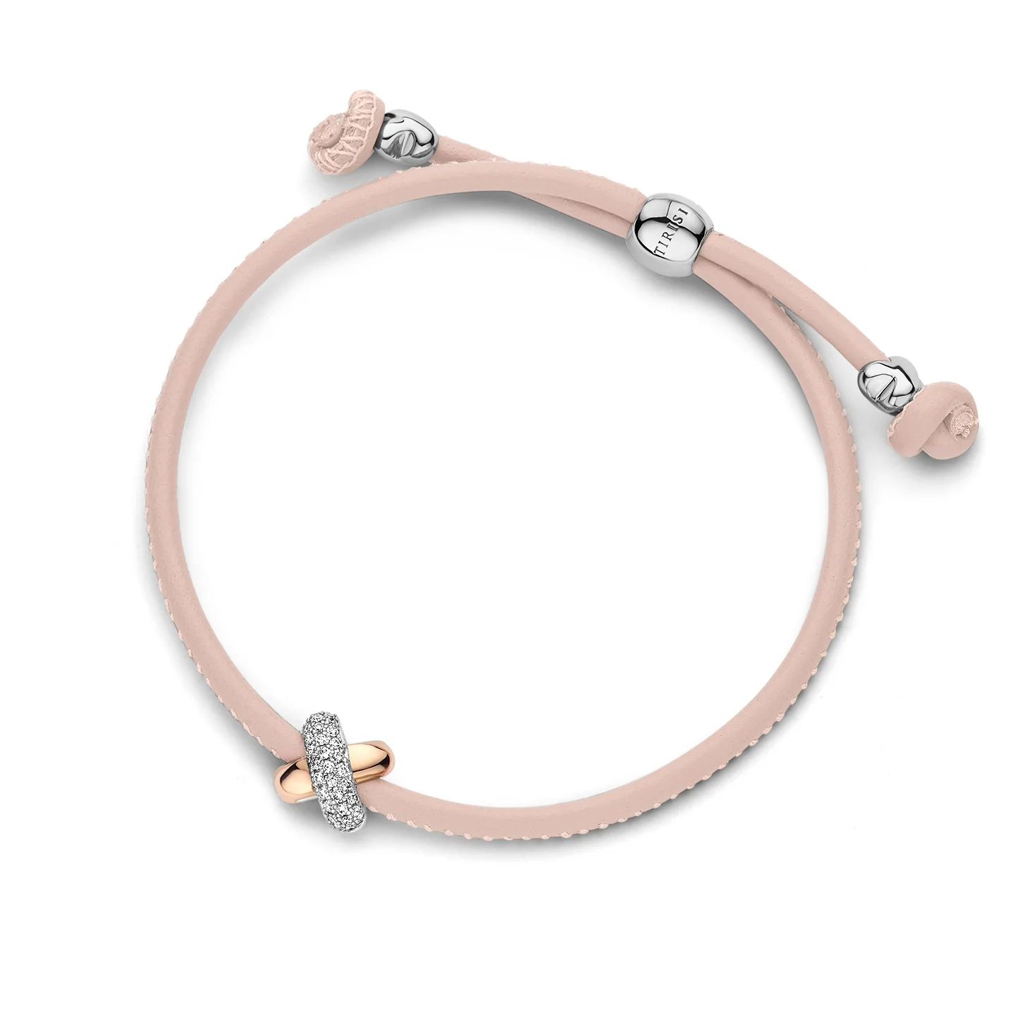 Kisses Sliding Bracelet with Diamond Pavé - Image 20