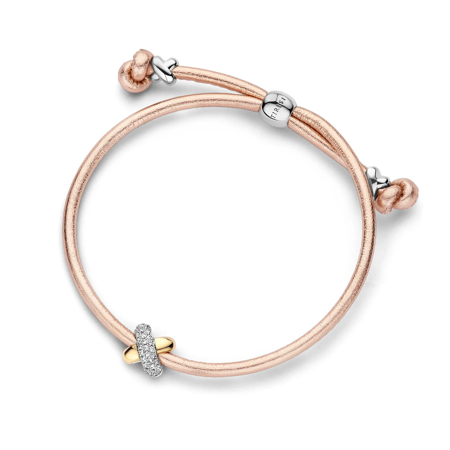 Kisses Sliding Bracelet with Diamond Pavé - Image 25