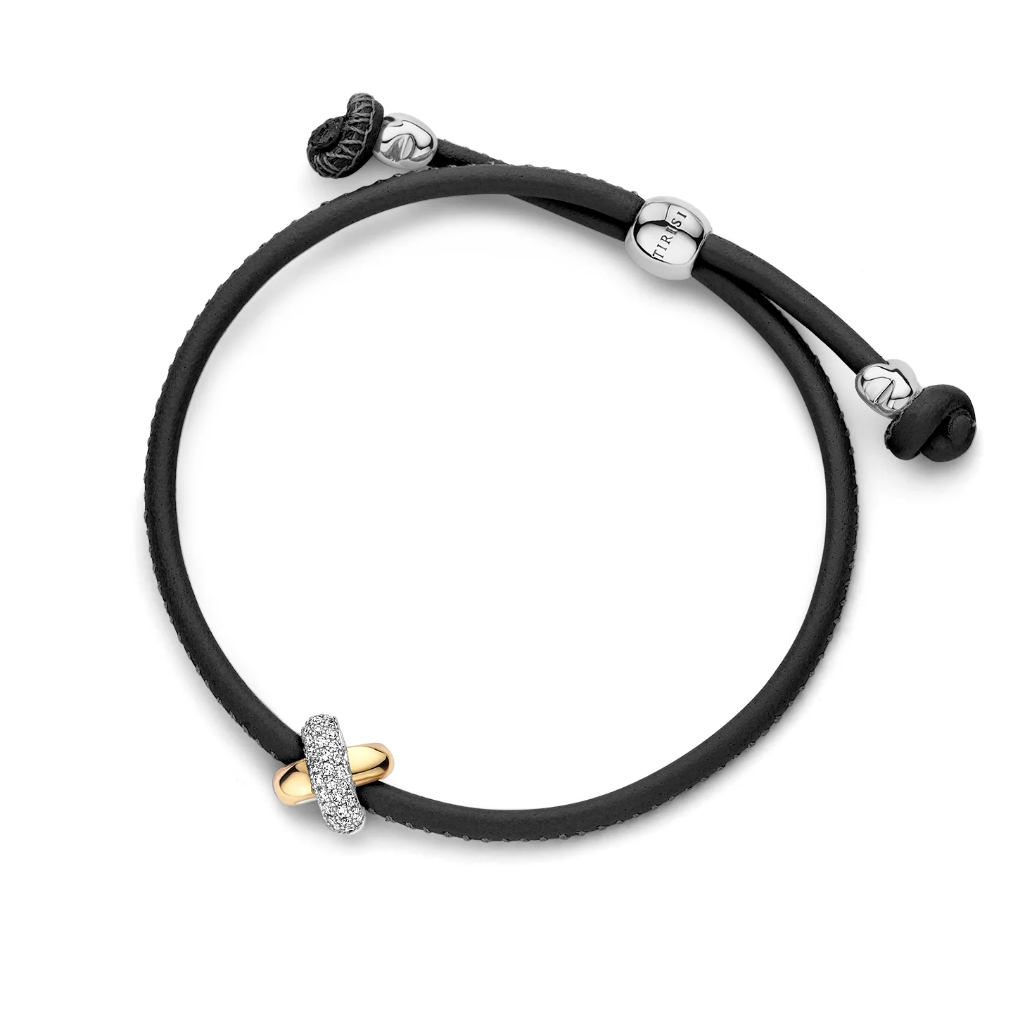 Kisses Sliding Bracelet with Diamond Pavé - Image 5