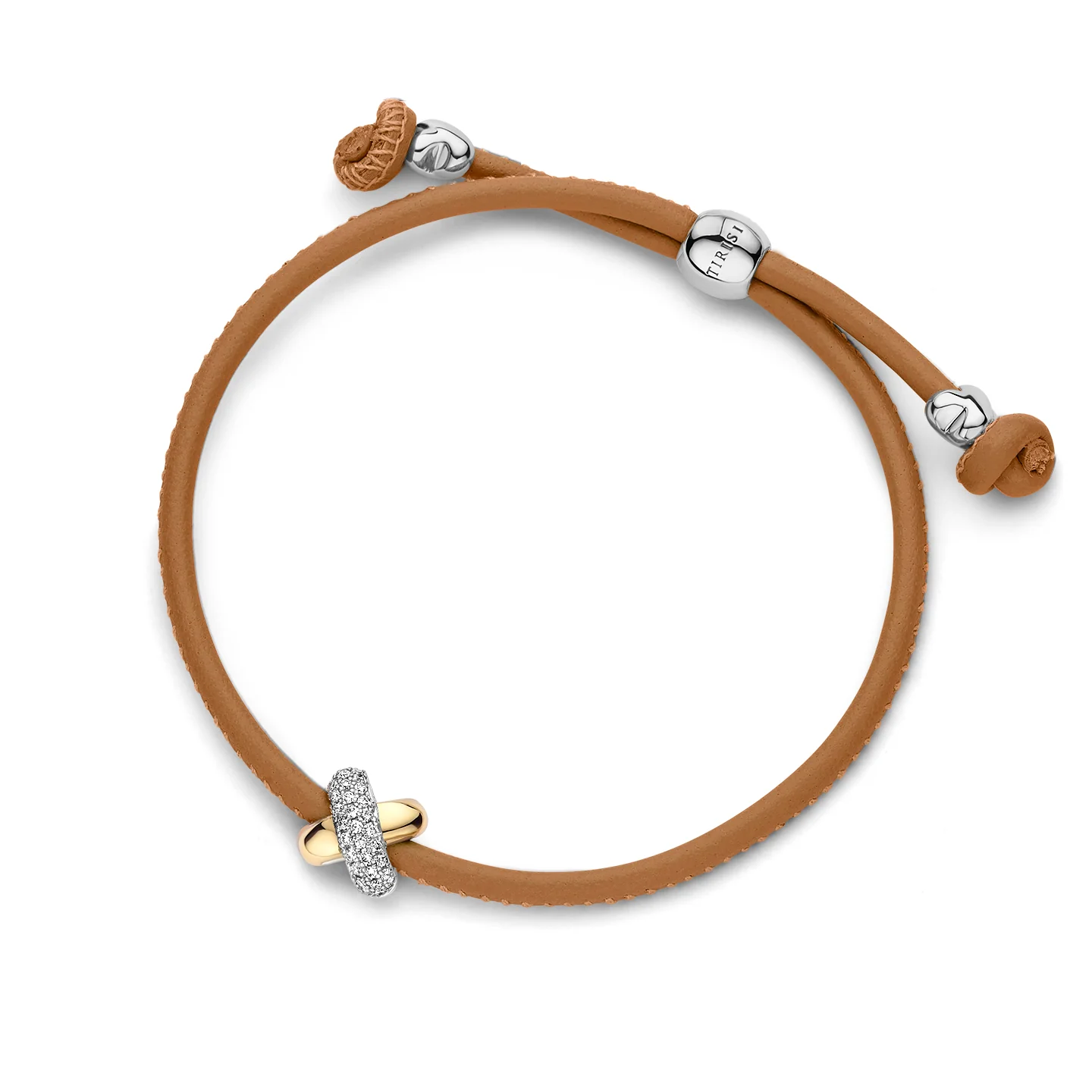 Kisses Sliding Bracelet with Diamond Pavé - Image 7