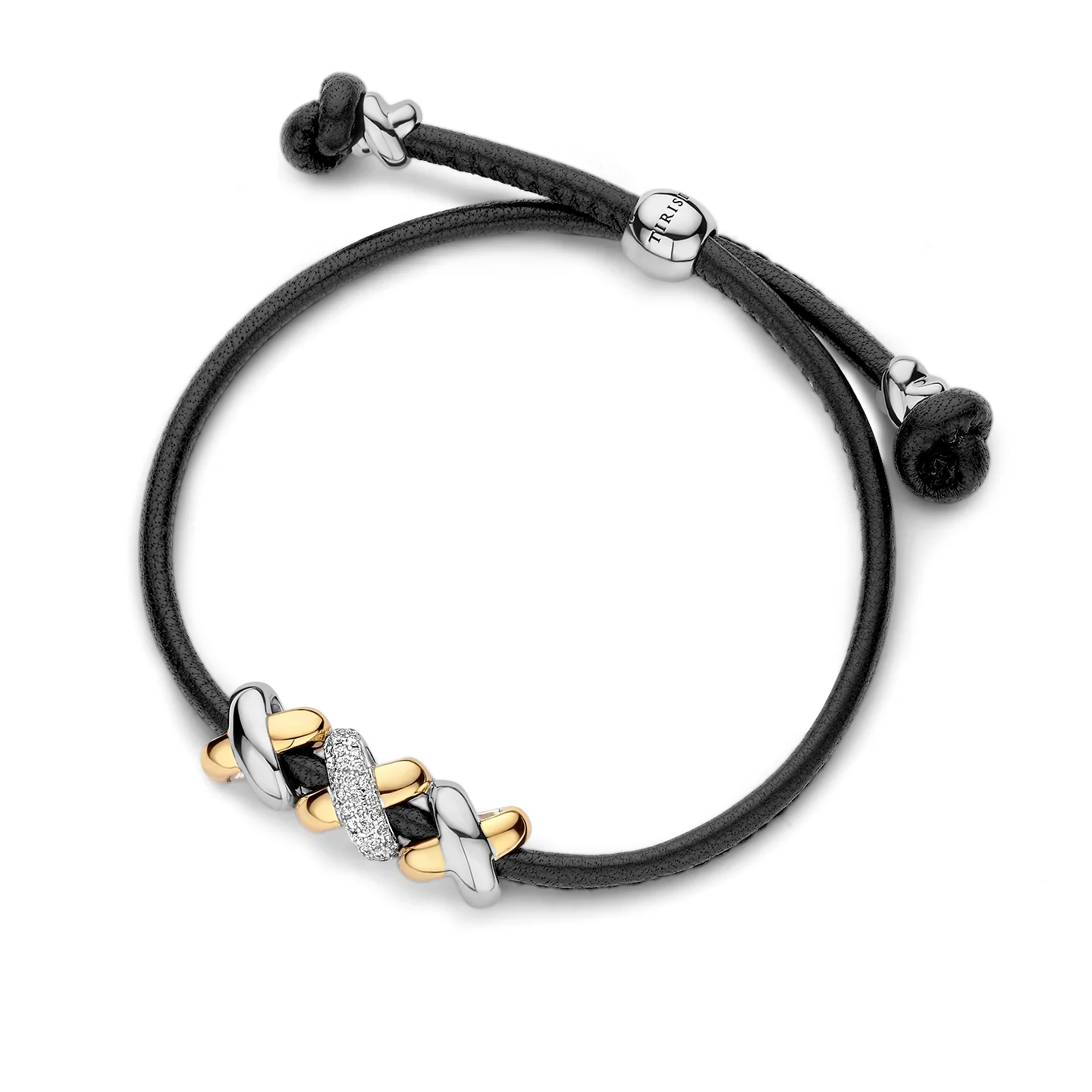 Kisses Sliding Bracelet with Three Kisses - Image 2