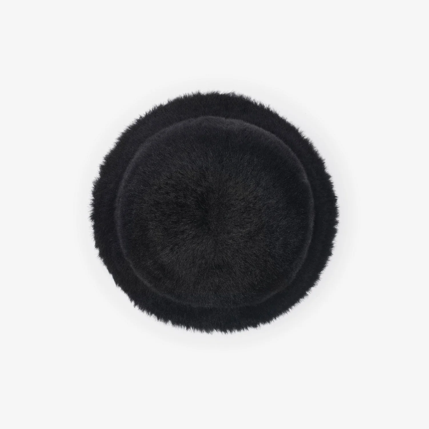 Knight Stamp Faux Fur Bucket Hat - Image 2