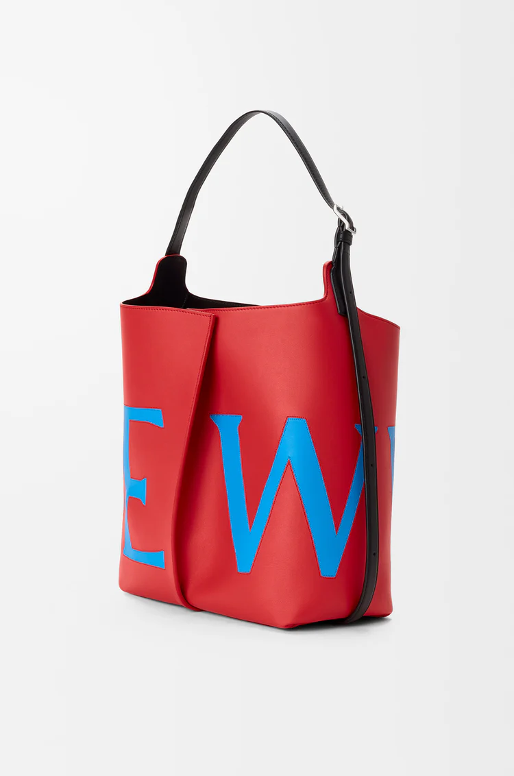 Large Bilbao Bucket Oversized Logo In Smooth Calfskin - Image 5