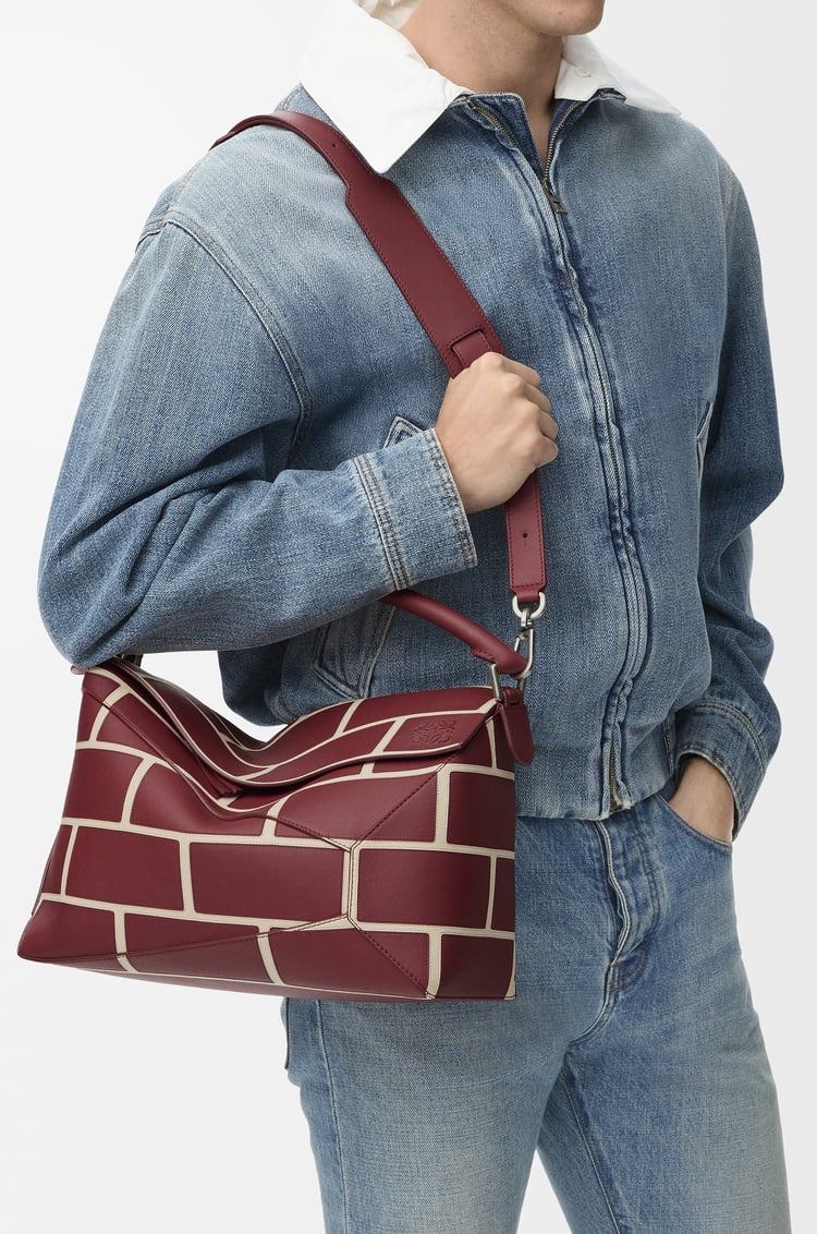 Large Puzzle Edge Bag In Classic Calfskin - Image 2
