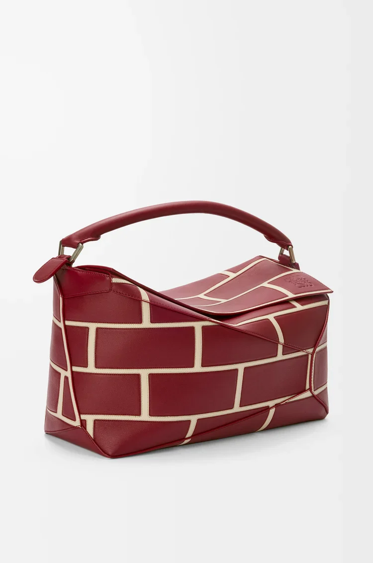 Large Puzzle Edge Bag In Classic Calfskin - Image 3