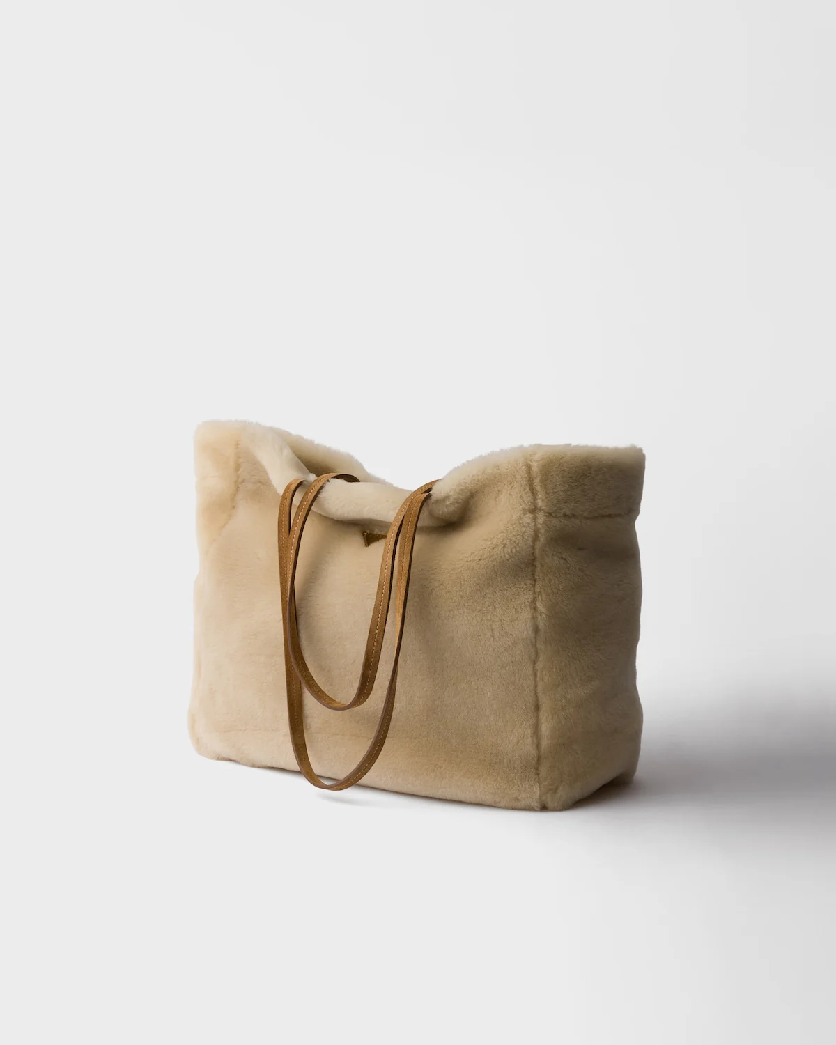 Large Shearling Tote Bag - Image 3
