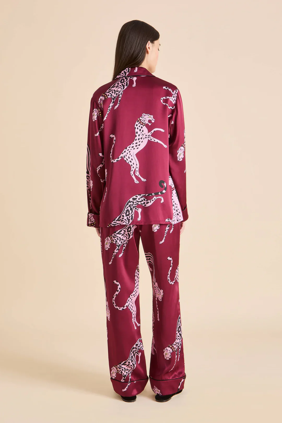 Lila Cherie Red Leopard Pyjamas - Image 3