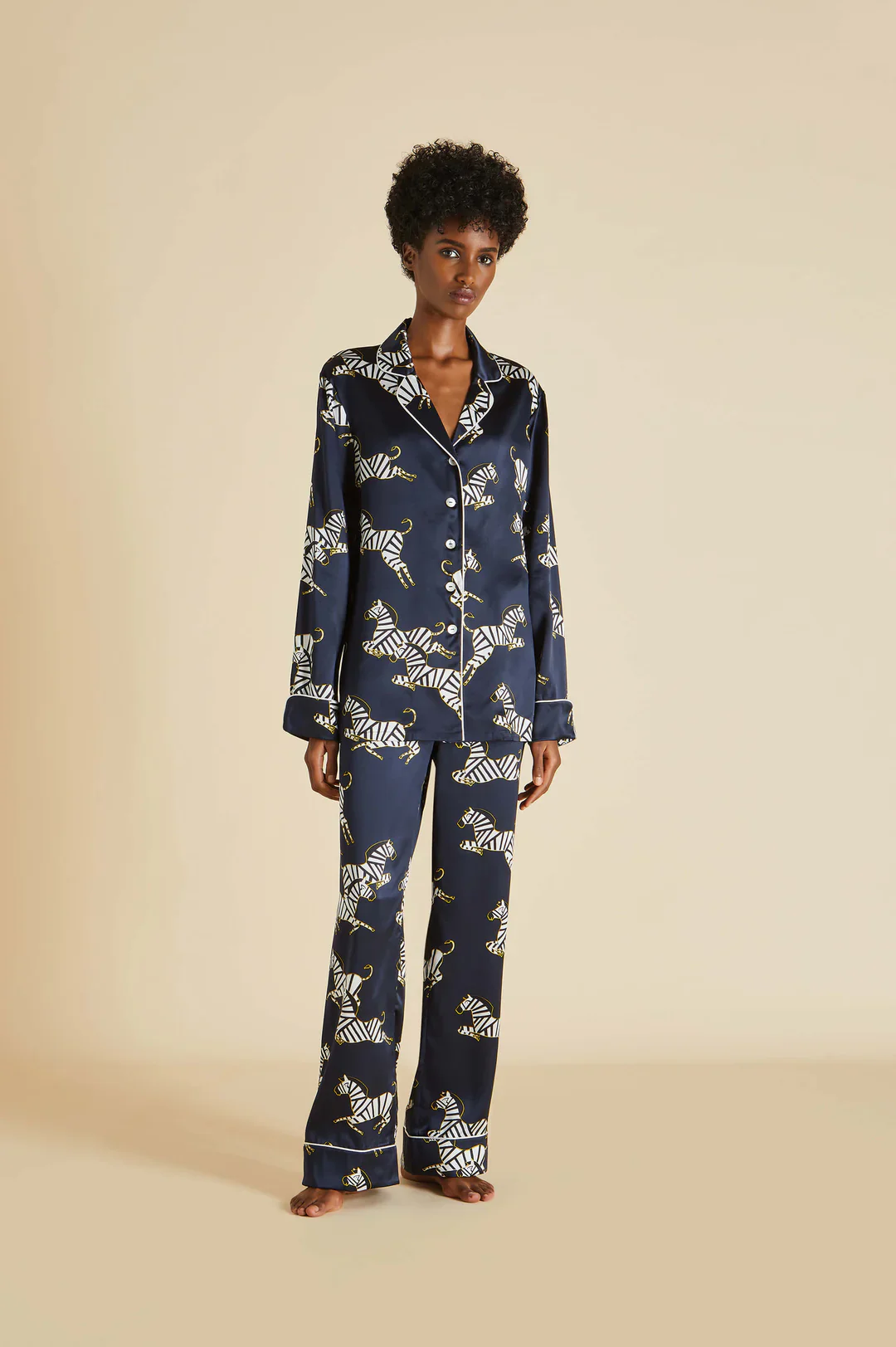 Lila Zizi Navy Pyjamas