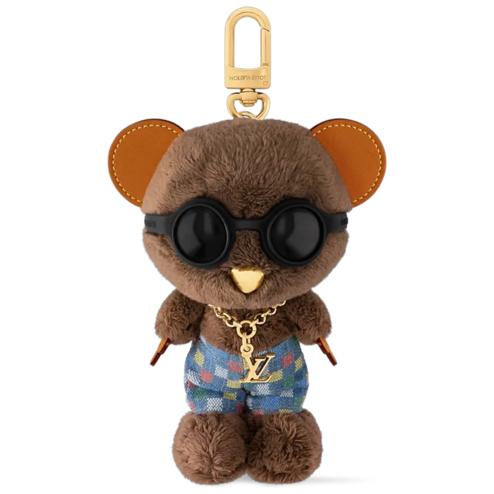 LV Louis Bear Bag Charm - Image 5